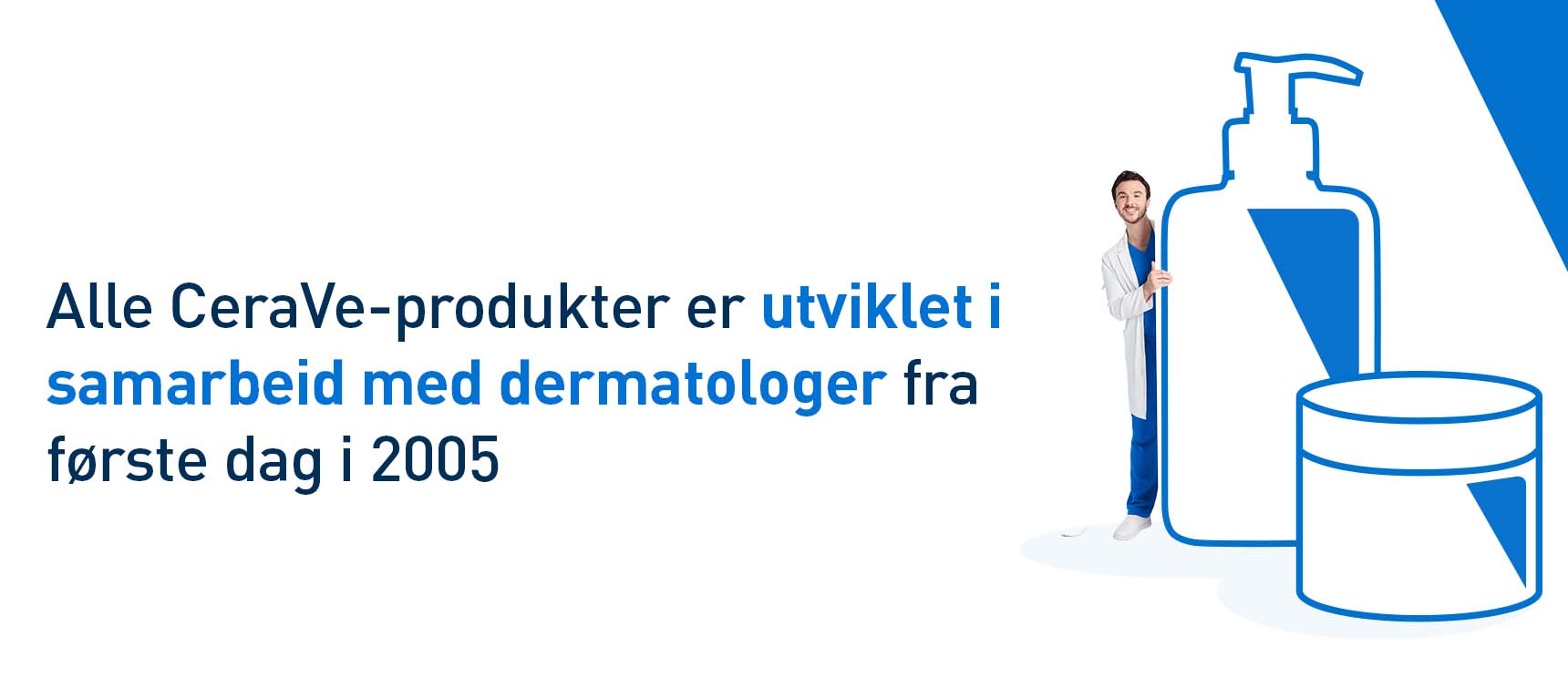 CeraVe produkter er utviklet i samarbeid med dermatologer