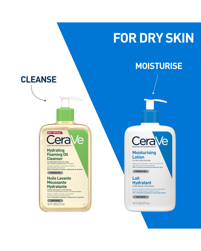 Hydrating Foaming Oil Cleanser: Næring og Rens | CeraVe